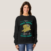Cute Goldendoodle Womens Love A Golden Doodle Sweatshirt (Vorne ganz)