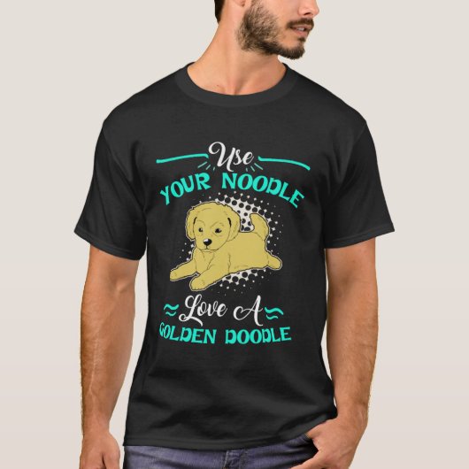 Cute Goldendoodle  Womens Love A Golden Doodle T-Shirt (Vorderseite)