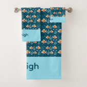 Cute Goldfish Towel Badhandtuch Set (Insitu)