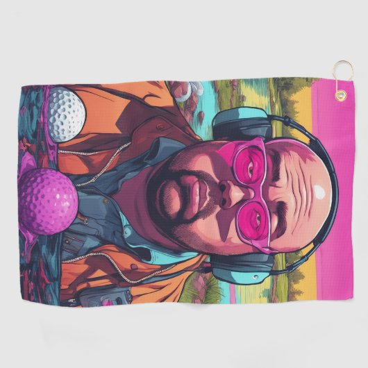 Cute Golfhandtuch (Horizontal)