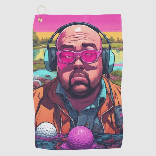 Cute Golfhandtuch (Vorderseite)