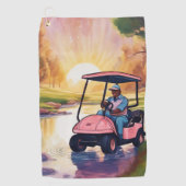 Cute Golfhandtuch (Vorderseite)