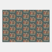 Cute Goose Freezin' Season Winter Cozy Fall Duck Geschenkpapier Set (Vorderseite)