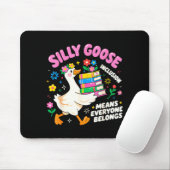 Cute Goose Inclusion Everyone Belongs Teacher Gift Mousepad (Mit Mouse)