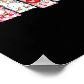 Cute Goose Valentine Coquette,duck Funny Gift Tee  Poster (Ecke)