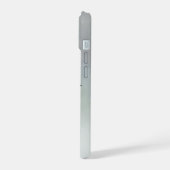 Cute Goose With Glasses Reading Books Illustration iPhone 15 Hülle (Linke Seite)