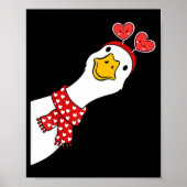Cute Goose Xoxo Be Mine Happy Valentine's Day Wome Poster (Vorne)