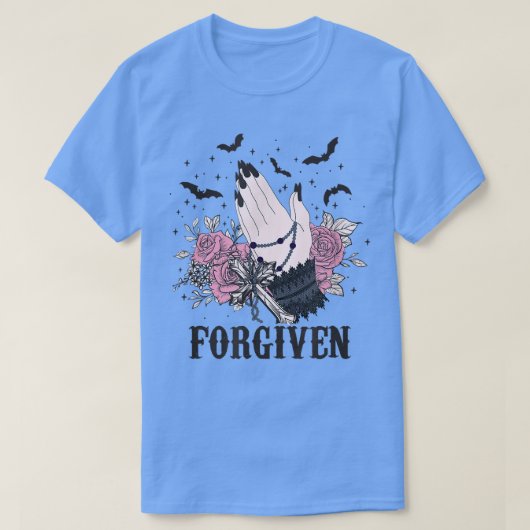Cute Goth Halloween Costume Hand Forgiven Goth EMO T-Shirt (Design vorne)