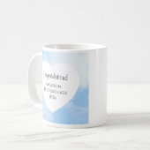 Cute Graduation 2026 Congratulations Message Heart Kaffeetasse (Vorderseite Links)