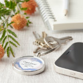 Cute Graduation 2026 Congratulations Message Heart Schlüsselanhänger (Seite)