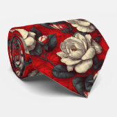 Cute Graduation Gifts For Him Gardenias Floral Krawatte (Gerollt)