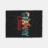 Cute Grammy Claus Christmas For Grandma Santa Hat  Fleecedecke (Vorderseite (Horizontal))