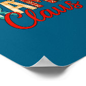 Cute Grammy Claus Christmas For Grandma Santa Hat Poster (Ecke)