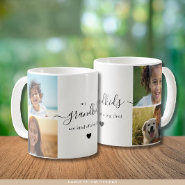 Cute Grandchildren Photo Collage for Grandma Kaffeetasse