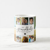 Cute Grandchildren Photo Collage for Grandmother Kaffeetasse (Mittel)