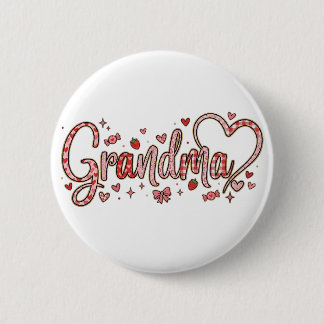 Cute Grandma Button