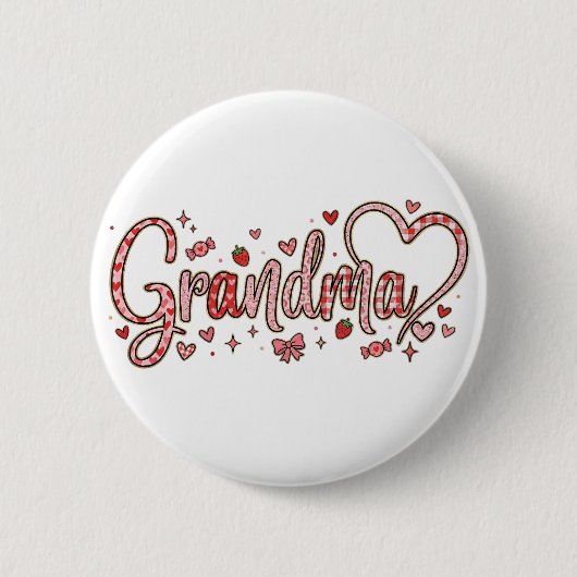 Cute Grandma Button (Vorderseite)