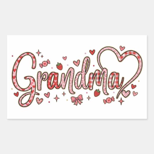 Cute Grandma Sticker (Vorderseite)
