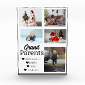 Cute Grandparents Grandchildren 5 Photo Collage Fotoblock (Vorderseite)