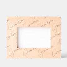 Cute Grandson Picture Wood Frame, 6x4" Landscape