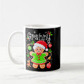 Cute Granny Gingerbread Family Matching Christmas Kaffeetasse (Links)