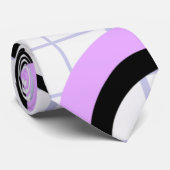 Cute Graph pattern for match teacher White Green Krawatte (Gerollt)