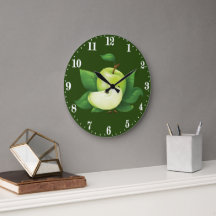 Cute green apple lover kitchen decor