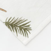 Cute Green Cream Gingerbread Cookies Christmas Fleecedecke (Ecke)