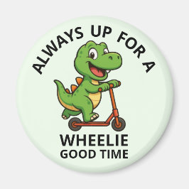Cute Green Dinosaur Magnet