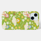 Cute Green Duck & Daisy Flower Seamless Pattern Case-Mate iPhone Hülle (Rückseite (Horizontal))