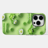 Cute Green Frog & Daisy Phone Case 💚🐸🌼 (Rückseite (Horizontal))