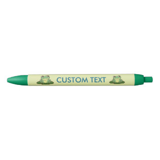 Cute Green Frog Personalized Pen Kugelschreiber