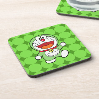 Cute Green Mini Doraemon Anime Getränkeuntersetzer