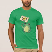Cute Green No Kings Frog T-shirt (Vorderseite)