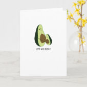 Cute Greetings Card - Let's Avo Cuddle! Karte (Gelbe Blume)