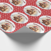 Cute Groundhog Claus Funny Groundhog Christmas Geschenkpapier (Ecke)