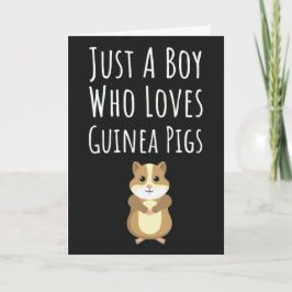Cute Guinea Pig Cards For Baby Boys Kids Pet Lover Karte