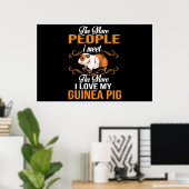 Cute Guinea Pig Mom Poster (Heimbüro)