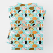 Cute Guinea Pig Pattern Geschenkpapier Set (Beispiel)