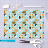 Cute Guinea Pig Pattern Seidenpapier (Handwerk)