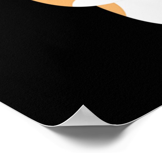 Cute Guinea Pig Poster (Ecke)