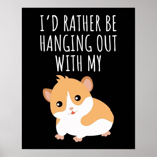 Cute Guinea Pig Poster (Vorne)