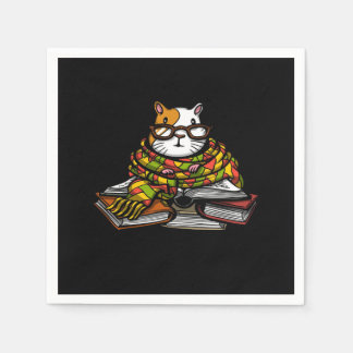 Cute Guinea Pig Read Book | Cute Pet Lover Serviette