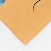 Cute guinea pigs pattern script name fleecedecke (Ecke)