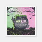 Cute Halloween Baby Shower Napkins Serviette (Vorderseite)
