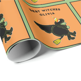 Cute Halloween Birthday Gift Geschenkpapier