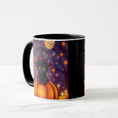 Cute Halloween Cat Mug – Limited Edition 💫 Tasse (Vorderseite Links)