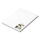 Cute Halloween Cat Notizblock (Rotiert)