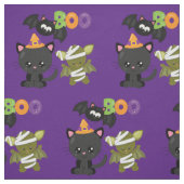 Cute Halloween Cat Stoff (Muster)