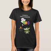 Cute Halloween Cat T-Shirt (Vorderseite)